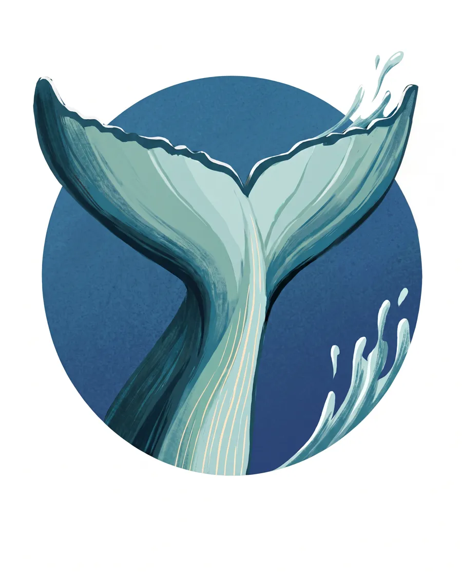 Humpback fluke color reference from Quiet Ocean