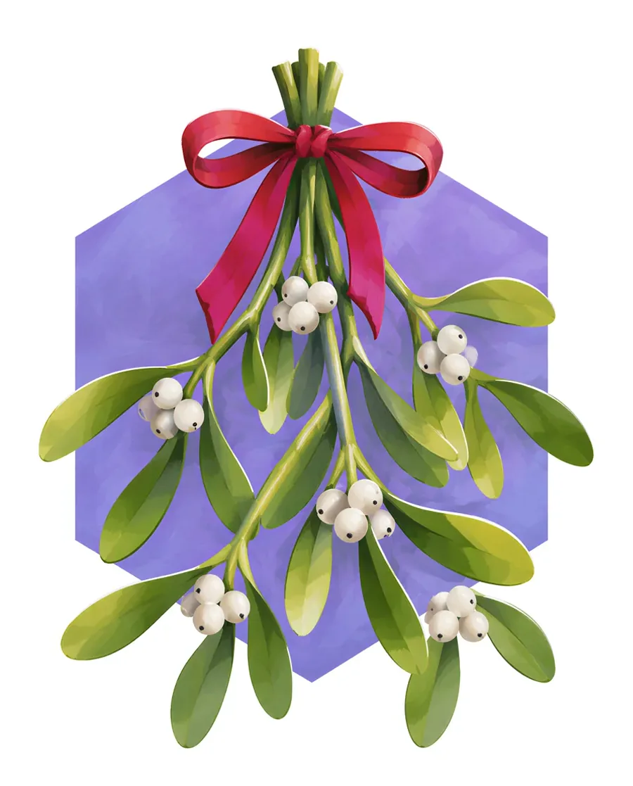 Mistletoe color reference from Quiet Winter