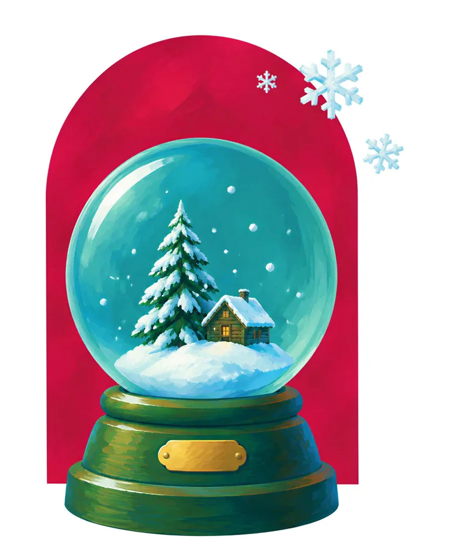 Snow globe color reference from Quiet Winter